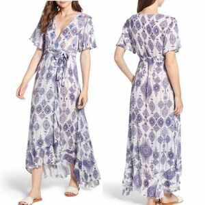 RAGA ANDREA MAXI DRESS, Beach/Summer, Blue/White,‎ Size: XS, NWT